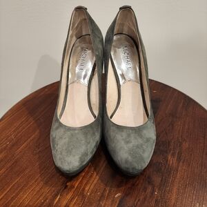 Michael Kors Charcoal Suede Heels